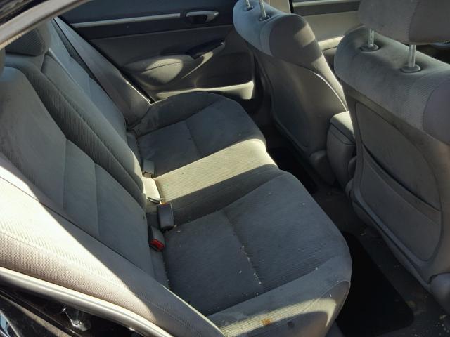 2HGFA168X9H532392 - 2009 HONDA CIVIC EX შავი ფოტო 6
