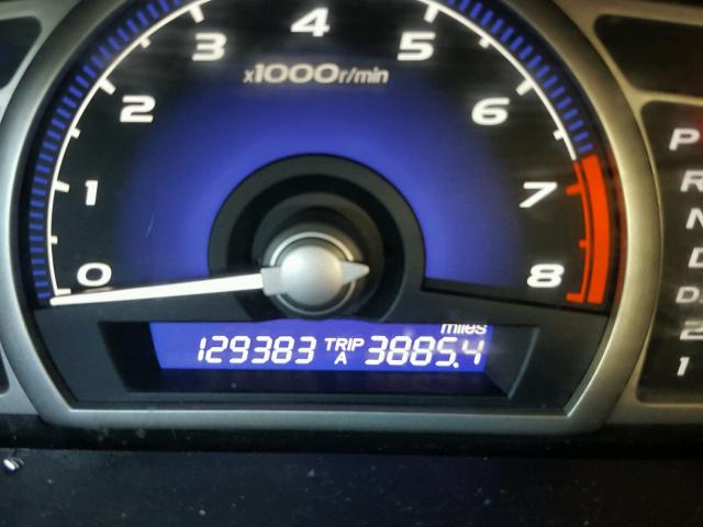 2HGFA168X9H532392 - 2009 HONDA CIVIC EX შავი ფოტო 8