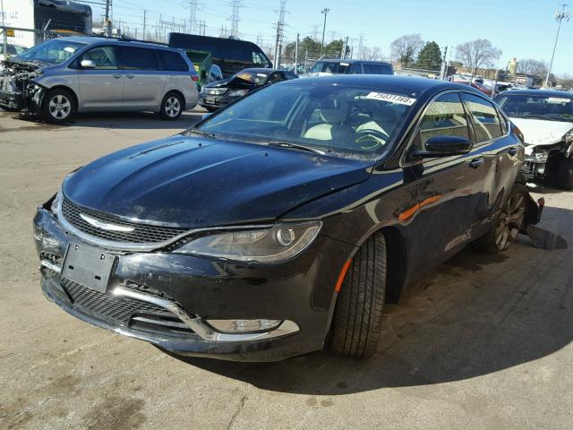 1C3CCCCG1FN501848 - 2015 CHRYSLER 200 C BLACK photo 2