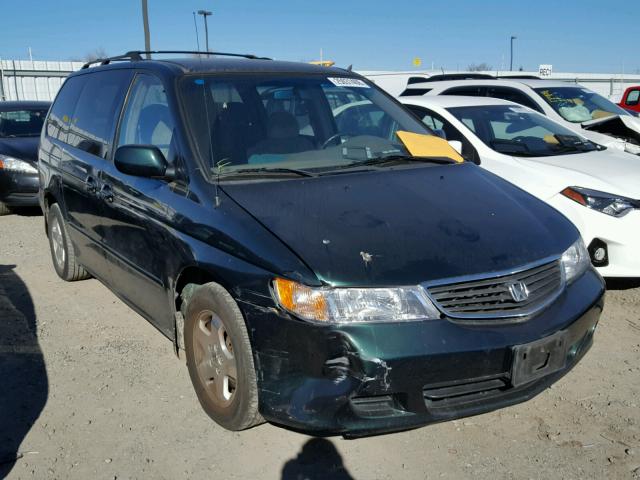 2HKRL18661H512900 - 2001 HONDA ODYSSEY EX GREEN photo 1