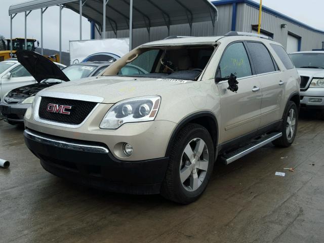 1GKKRRED9CJ229763 - 2012 GMC ACADIA SLT GOLD photo 2