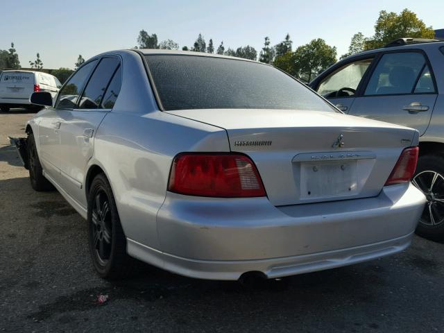 4A3AA46G22E032190 - 2002 MITSUBISHI GALANT ES SILVER photo 3