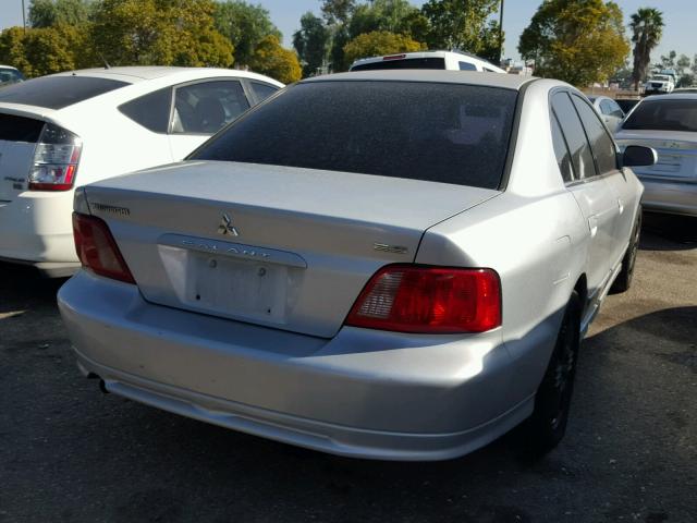 4A3AA46G22E032190 - 2002 MITSUBISHI GALANT ES SILVER photo 4