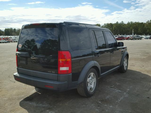 SALAD25465A330333 - 2005 LAND ROVER LR3 SE BLACK photo 4