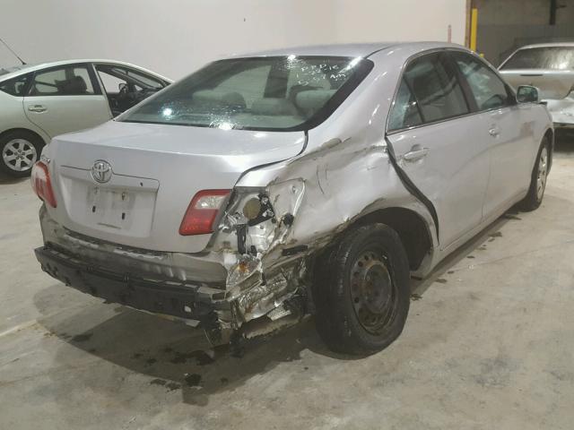 4T1BE46K18U739078 - 2008 TOYOTA CAMRY CE SILVER photo 4