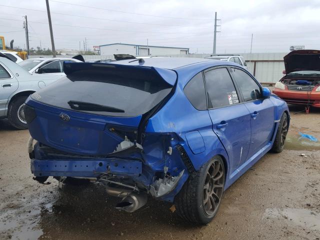 JF1GR7E66DG836909 - 2013 SUBARU IMPREZA WR BLUE photo 4