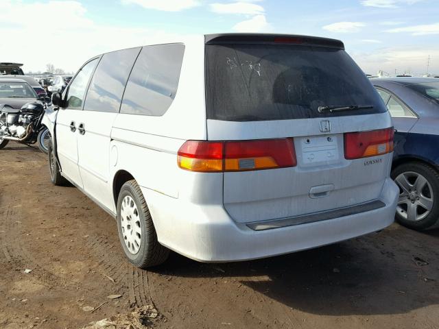 5FNRL18504B082498 - 2004 HONDA ODYSSEY LX SILVER photo 3