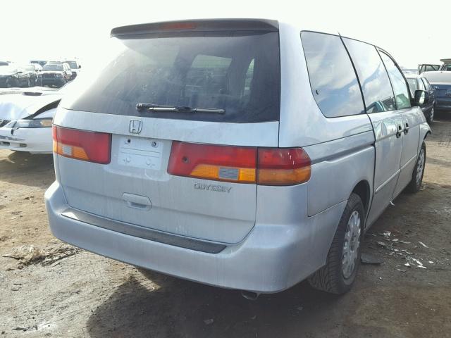 5FNRL18504B082498 - 2004 HONDA ODYSSEY LX SILVER photo 4