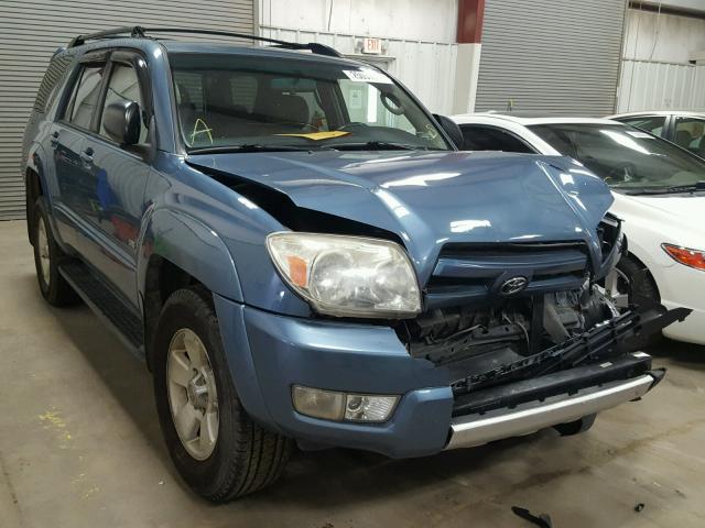 JTEZU14R348015217 - 2004 TOYOTA 4RUNNER SR BLUE photo 1