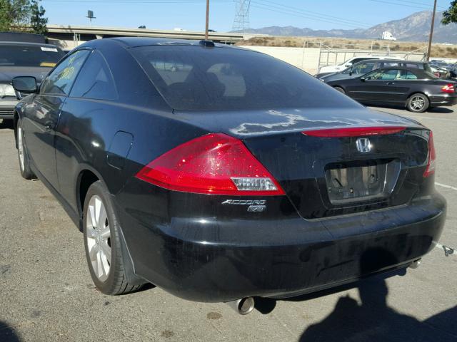 1HGCM82676A000406 - 2006 HONDA ACCORD EX BLACK photo 3