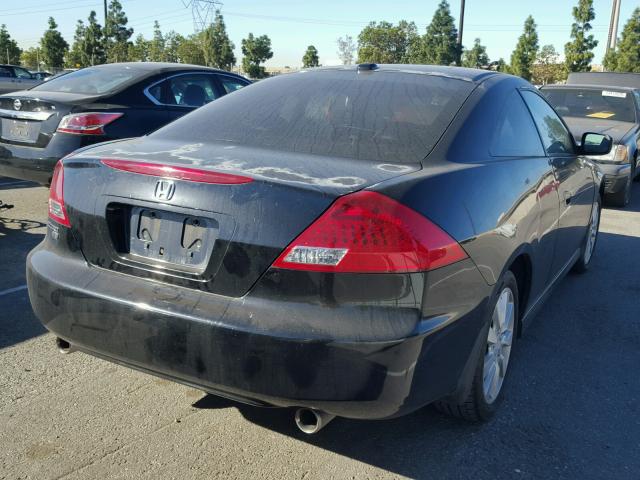 1HGCM82676A000406 - 2006 HONDA ACCORD EX BLACK photo 4