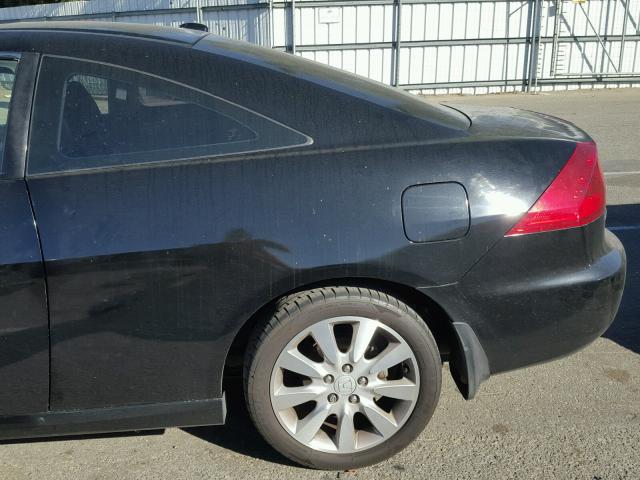 1HGCM82676A000406 - 2006 HONDA ACCORD EX BLACK photo 9