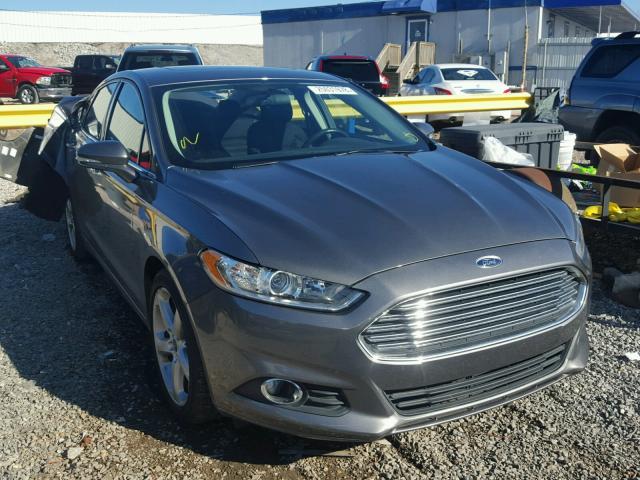 1FA6P0H73E5383956 - 2014 FORD FUSION SE GRAY photo 1