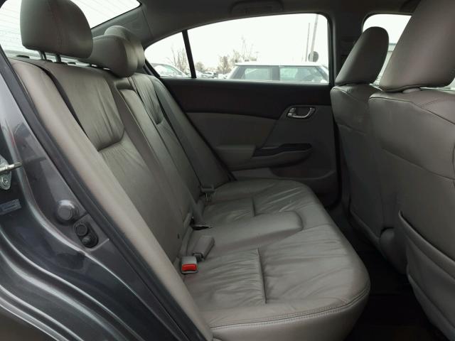 19XFB2F90CE329914 - 2012 HONDA CIVIC EXL GRAY photo 6