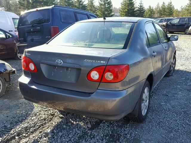 2T1BR32E96C670492 - 2006 TOYOTA COROLLA CE GRAY photo 4