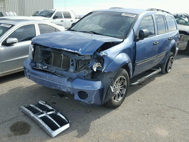 1D8HD48237F521467 - 2007 DODGE DURANGO SL BLUE photo 2