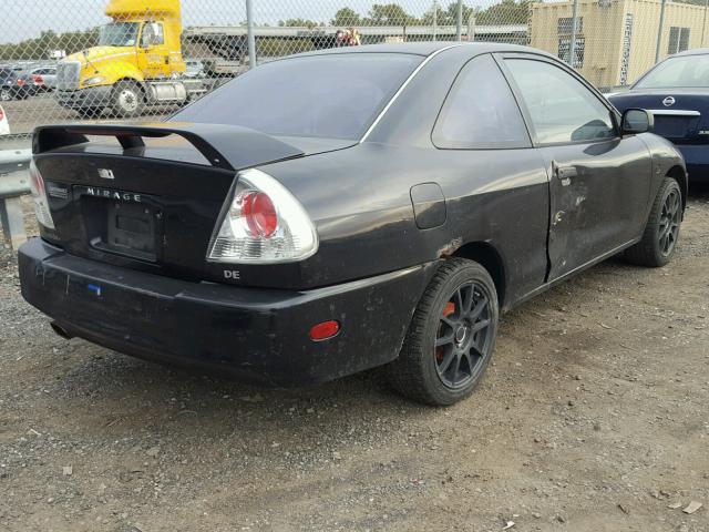 JA3AY11A72U024851 - 2002 MITSUBISHI MIRAGE DE BLACK photo 4