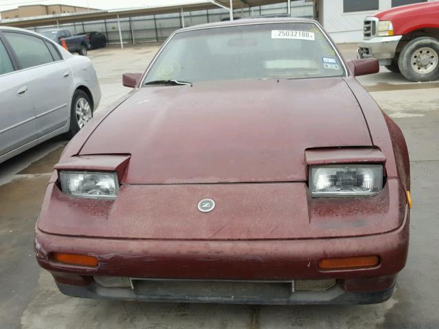 JN1HZ14S3HX209085 - 1987 NISSAN 300ZX MAROON photo 9