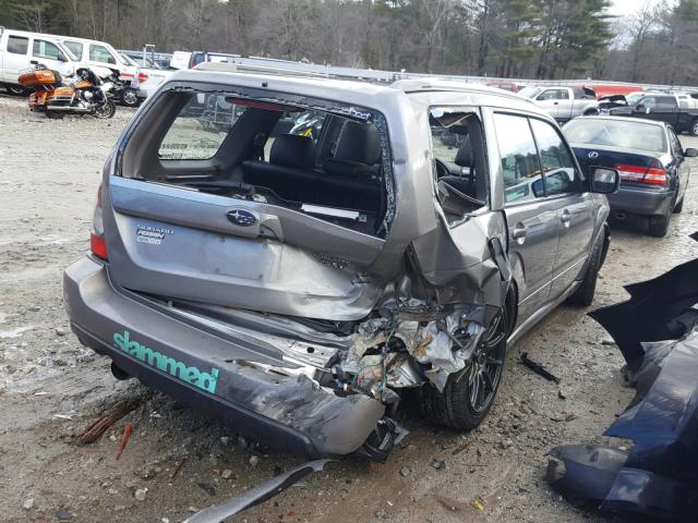 JF1SG69646H740777 - 2006 SUBARU FORESTER 2 BROWN photo 4