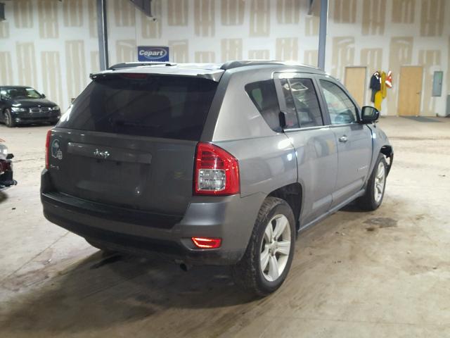 1C4NJDBB7CD603761 - 2012 JEEP COMPASS SP GRAY photo 4