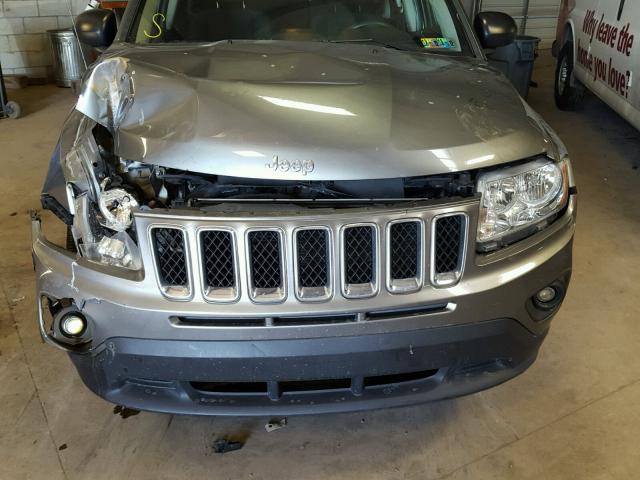 1C4NJDBB7CD603761 - 2012 JEEP COMPASS SP GRAY photo 7