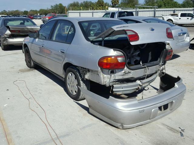 1G1ND52J93M623314 - 2003 CHEVROLET MALIBU SILVER photo 3