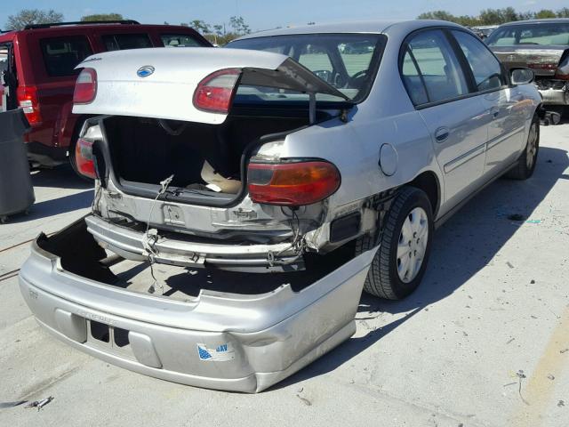 1G1ND52J93M623314 - 2003 CHEVROLET MALIBU SILVER photo 4