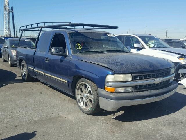 2GCEC19T4X1253708 - 1999 CHEVROLET SILVERADO BLUE photo 1