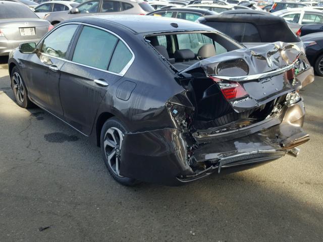 1HGCR2F99HA205988 - 2017 HONDA ACCORD EXL BROWN photo 3