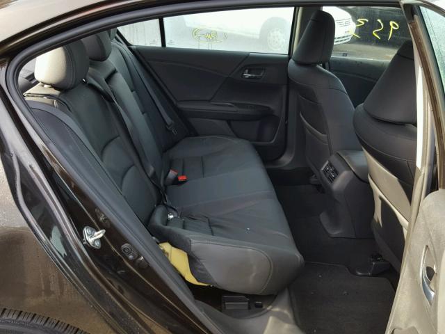 1HGCR2F99HA205988 - 2017 HONDA ACCORD EXL BROWN photo 6