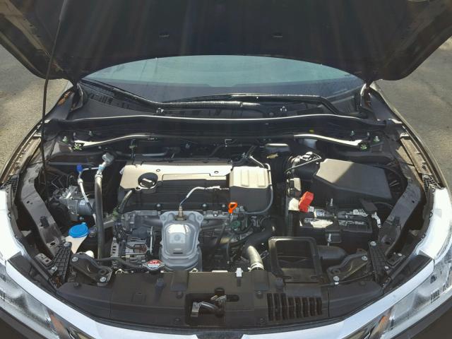 1HGCR2F99HA205988 - 2017 HONDA ACCORD EXL BROWN photo 7