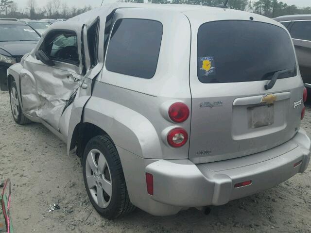 3GNCA13D88S696858 - 2008 CHEVROLET HHR LS SILVER photo 3