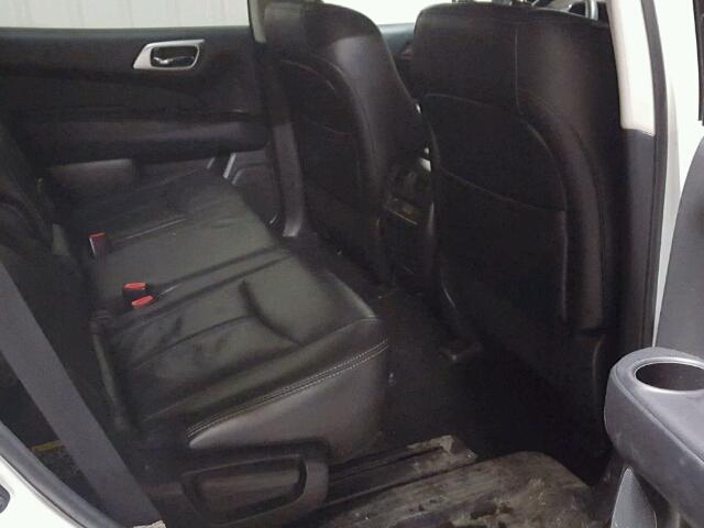 5N1AR2MM3EC635900 - 2014 NISSAN PATHFINDER WHITE photo 6