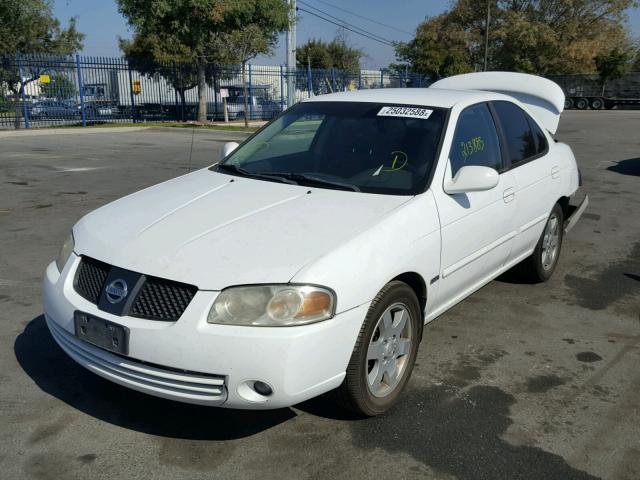 3N1CB51D35L460739 - 2005 NISSAN SENTRA 1.8 WHITE photo 2