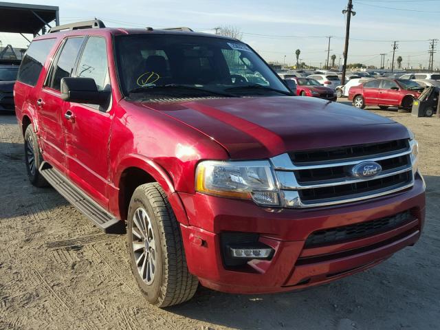 1FMJK1HT0GEF11039 - 2016 FORD EXPEDITION RED photo 1