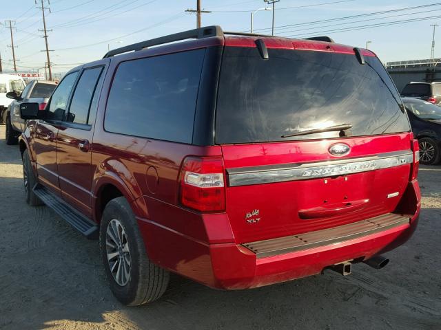 1FMJK1HT0GEF11039 - 2016 FORD EXPEDITION RED photo 3