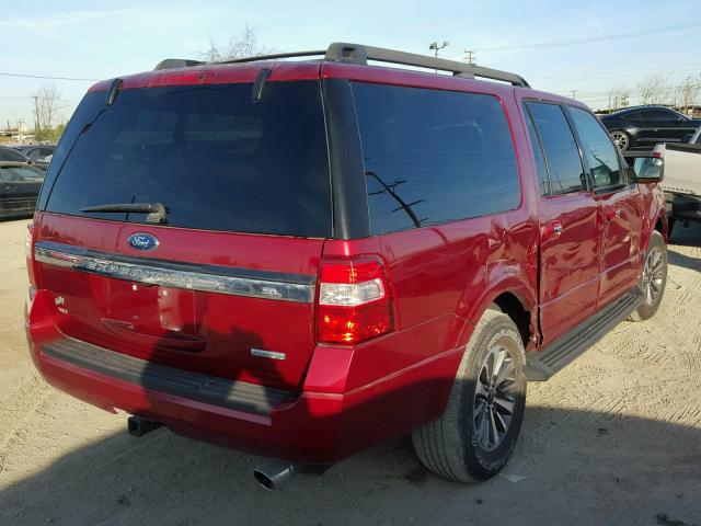 1FMJK1HT0GEF11039 - 2016 FORD EXPEDITION RED photo 4