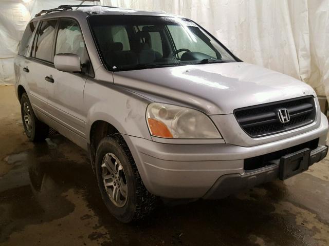 5FNYF18455B057303 - 2005 HONDA PILOT EX SILVER photo 1