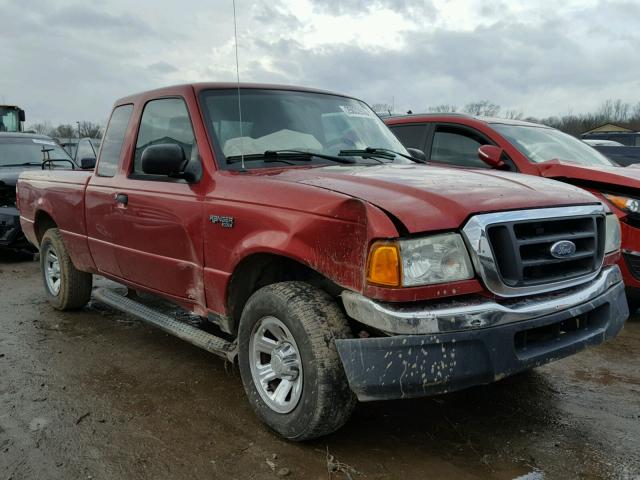 1FTZR44UX4PA10372 - 2004 FORD RANGER SUP RED photo 1