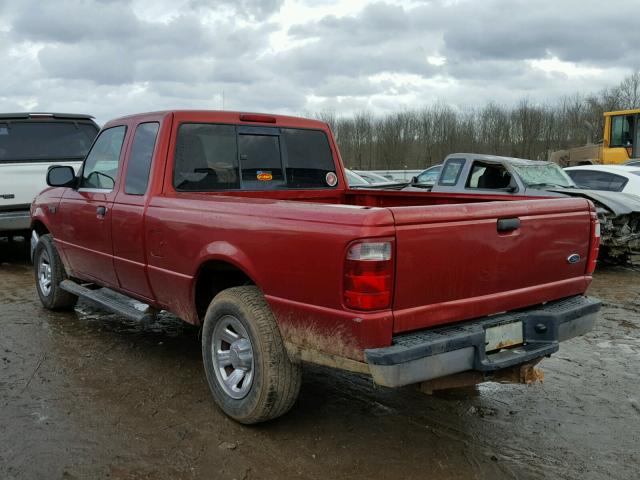 1FTZR44UX4PA10372 - 2004 FORD RANGER SUP RED photo 3