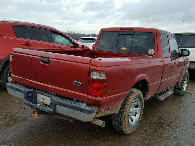 1FTZR44UX4PA10372 - 2004 FORD RANGER SUP RED photo 4