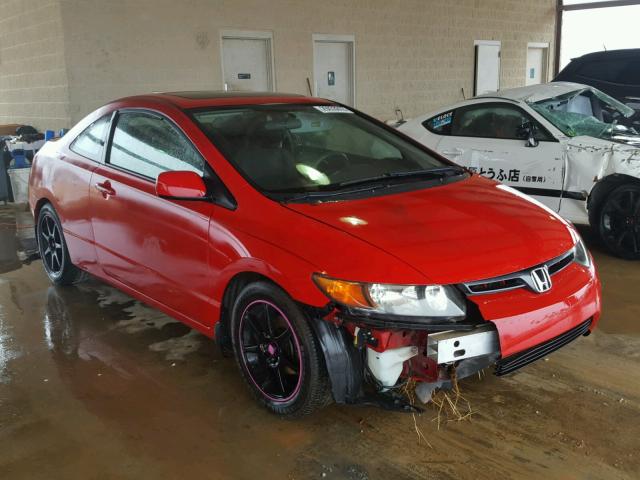 2HGFG12847H511149 - 2007 HONDA CIVIC EX RED photo 1