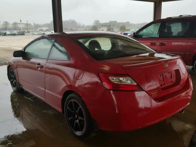 2HGFG12847H511149 - 2007 HONDA CIVIC EX წითელი ფოტო 3