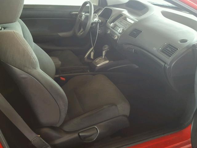 2HGFG12847H511149 - 2007 HONDA CIVIC EX RED photo 5