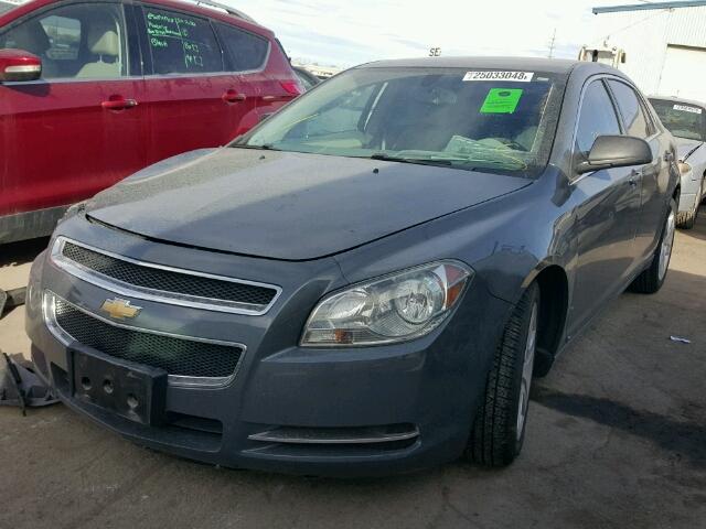 1G1ZG57B694244922 - 2009 CHEVROLET MALIBU LS GRAY photo 2