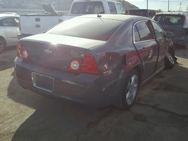 1G1ZG57B694244922 - 2009 CHEVROLET MALIBU LS GRAY photo 4