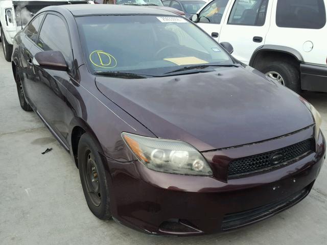 JTKDE167080223379 - 2008 TOYOTA SCION TC BURGUNDY photo 1