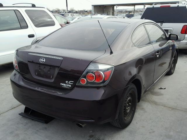 JTKDE167080223379 - 2008 TOYOTA SCION TC BURGUNDY photo 4