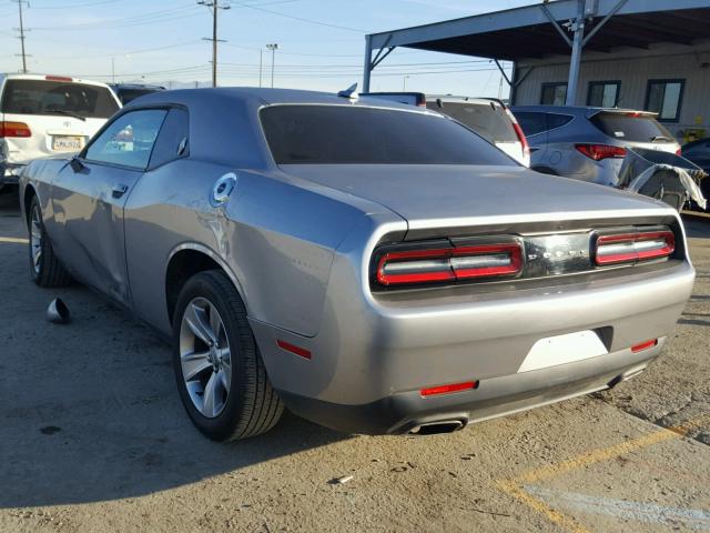 2C3CDZAG1FH720868 - 2015 DODGE CHALLENGER SILVER photo 3