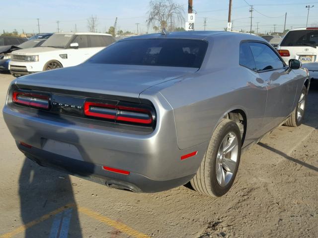 2C3CDZAG1FH720868 - 2015 DODGE CHALLENGER SILVER photo 4